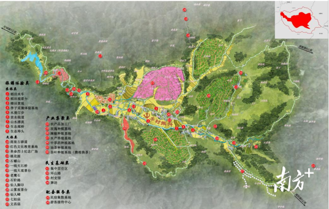 上蒙村村莊規(guī)劃策劃圖 圖片